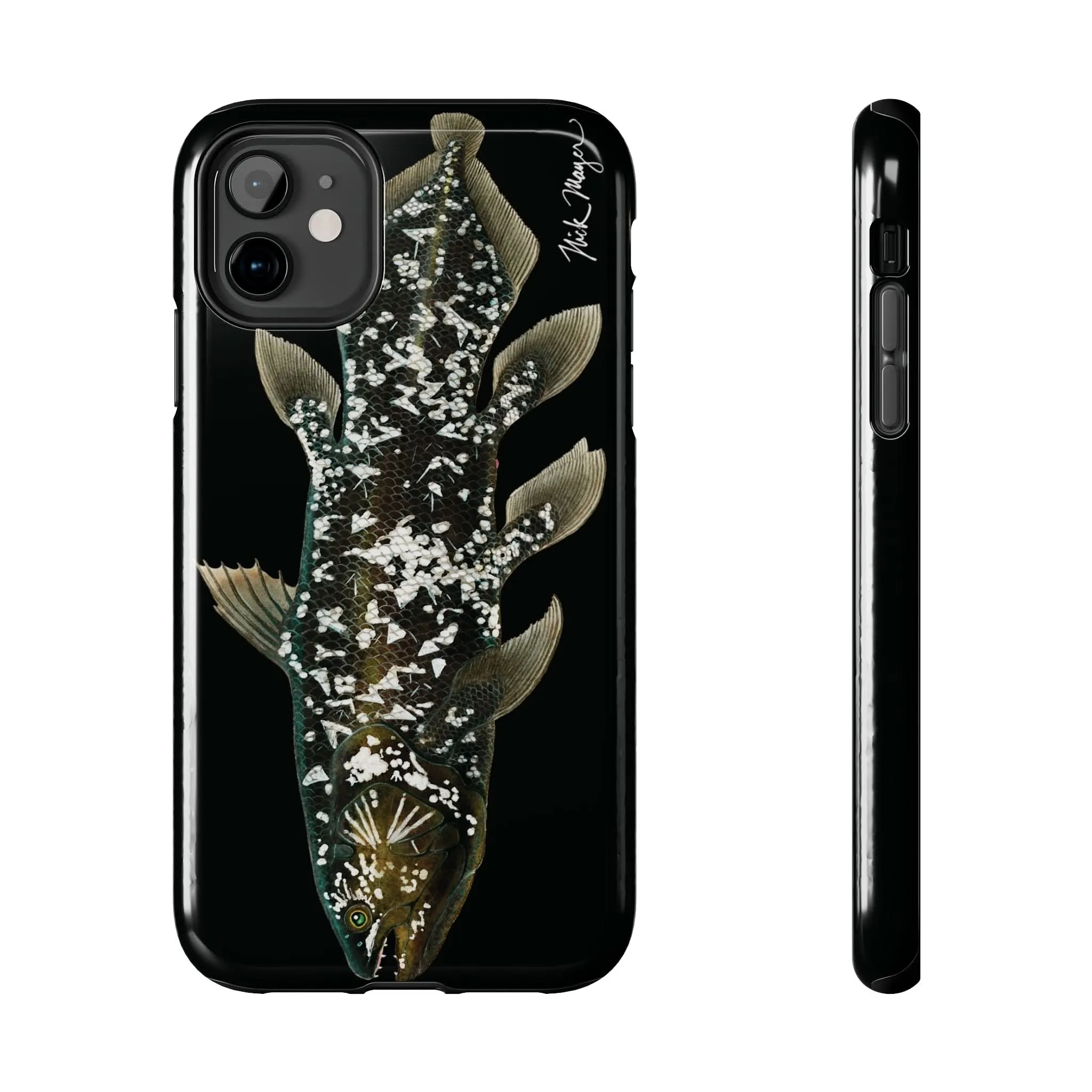 Coelacanth Black iPhone Case