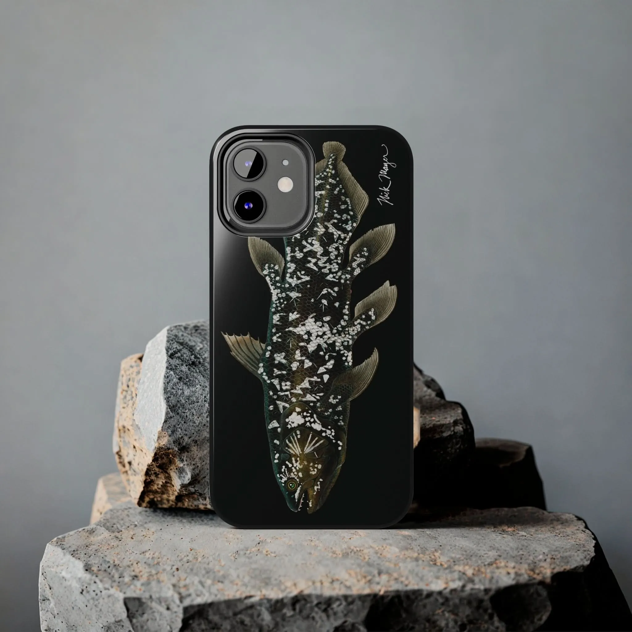 Coelacanth Black iPhone Case