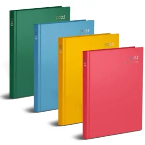 Colour Block DAP A6 Diary 2025-2026 - Assorted Planner Organiser Schedule