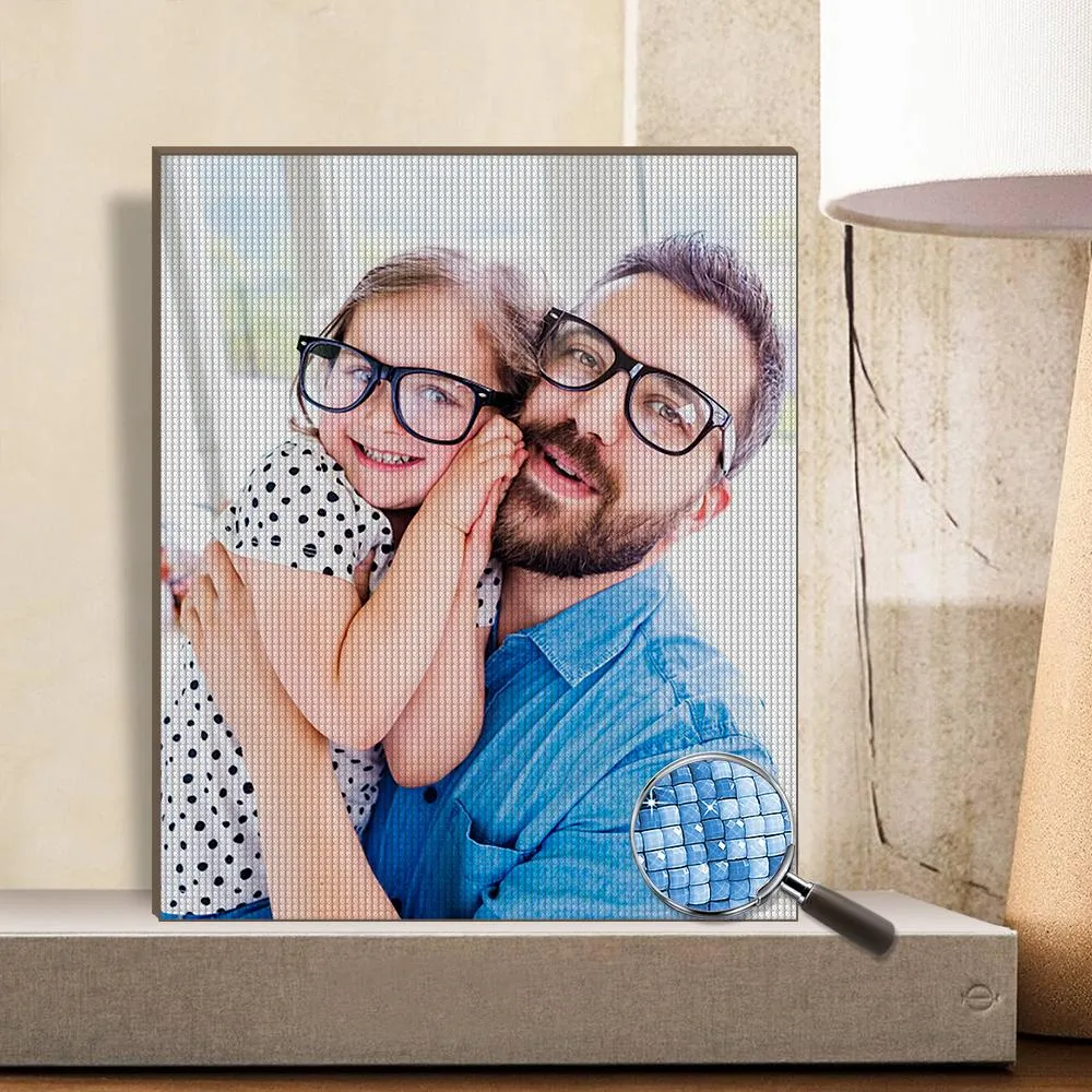 Custom Diamond Painting DIY Diamond Painting Kit Unique Gifts 30*40cm - For Dearest Dad