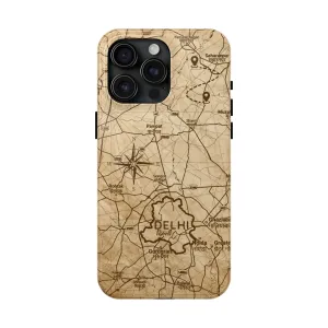 Delhi map premium phone case