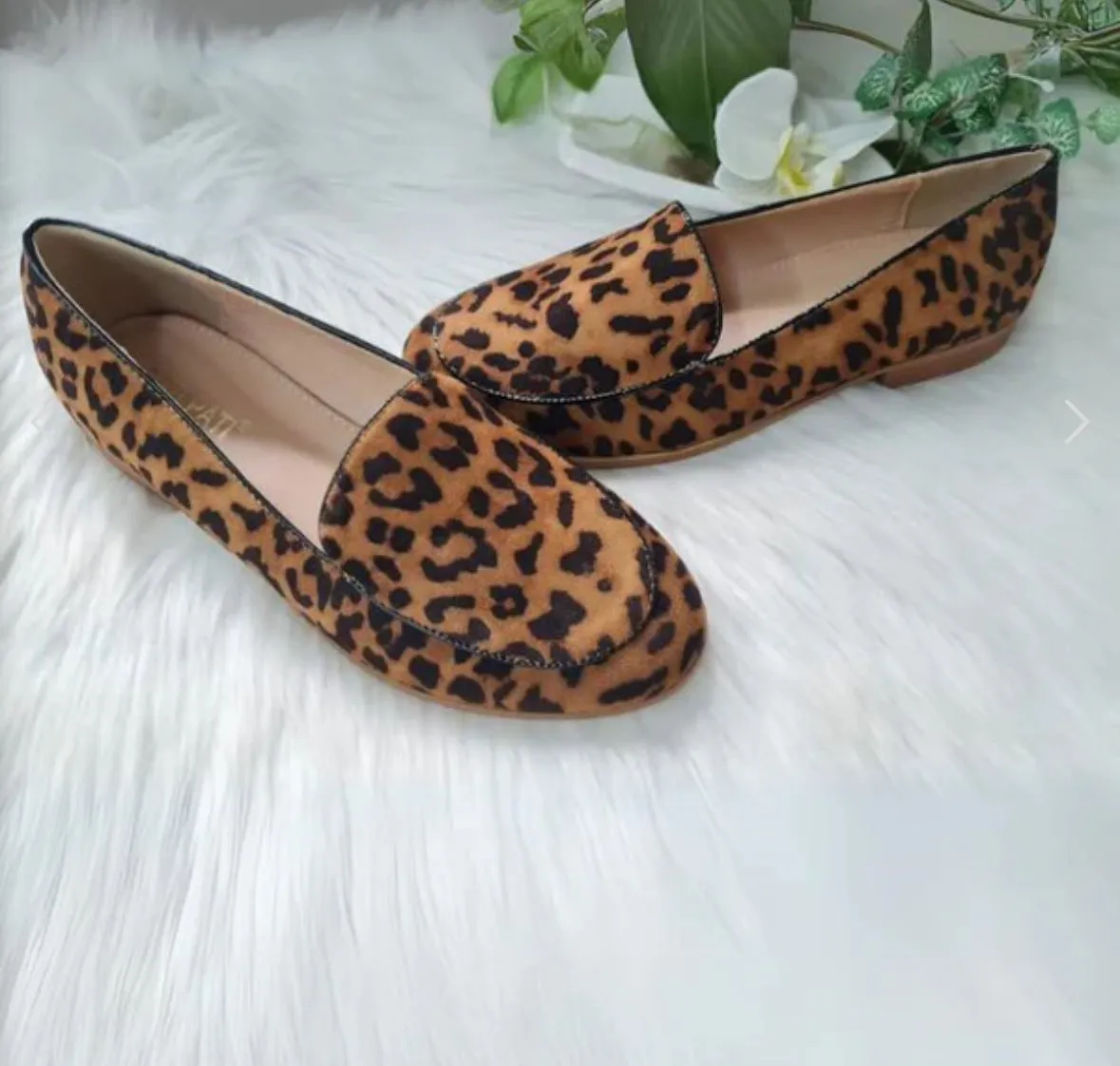 Demi Leopard Print Flat  Loafers