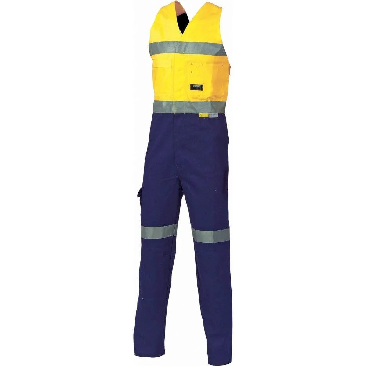 Dnc Workwear Hi-vis Cotton Action Back With 3m Reflective Tape - 3857