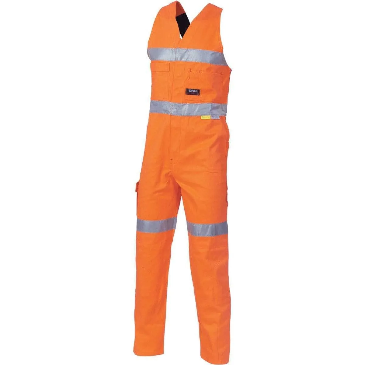 Dnc Workwear Hi-vis Cotton Action Back With 3m Reflective Tape - 3857