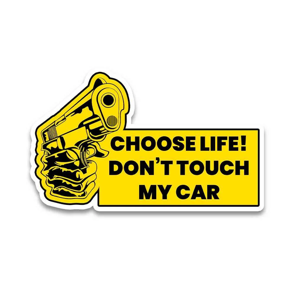 Don't touch my car Reflective Sticker