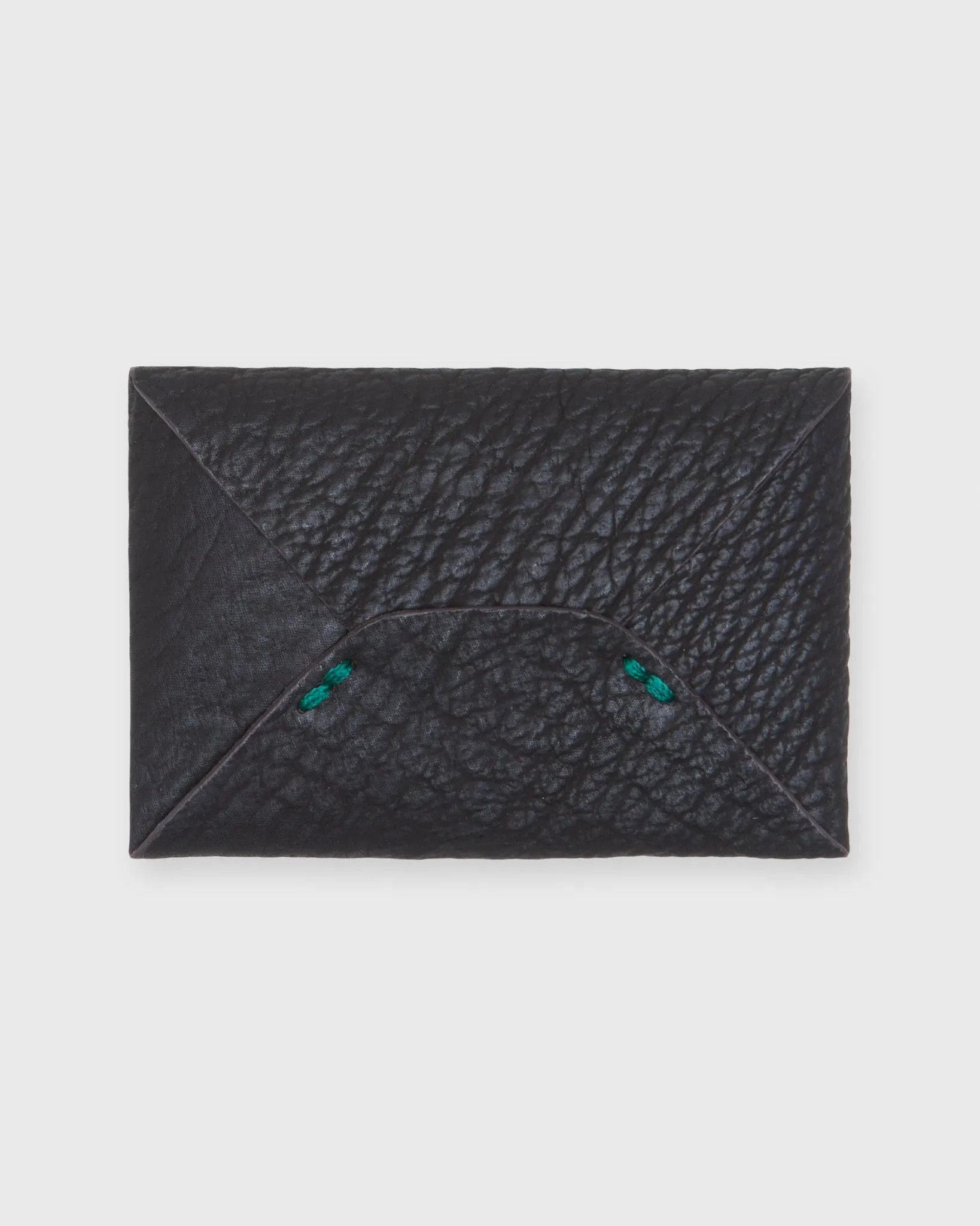 Envelope Card Holder in Chocolate Sharkskin