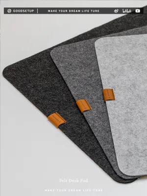 Felt Oversized Minimalist Desk Mouse Pad