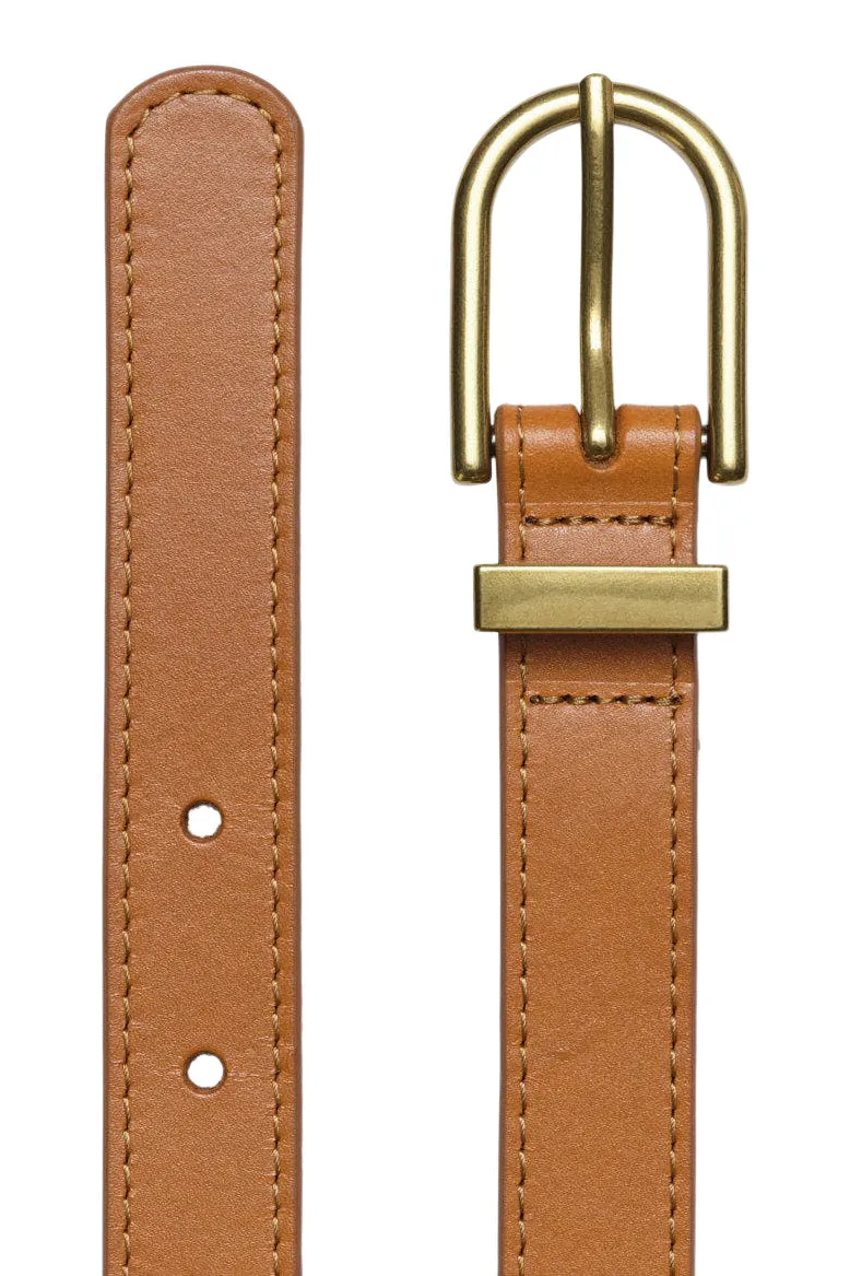 Frame Denim Simple Art Deco Belt in Natural