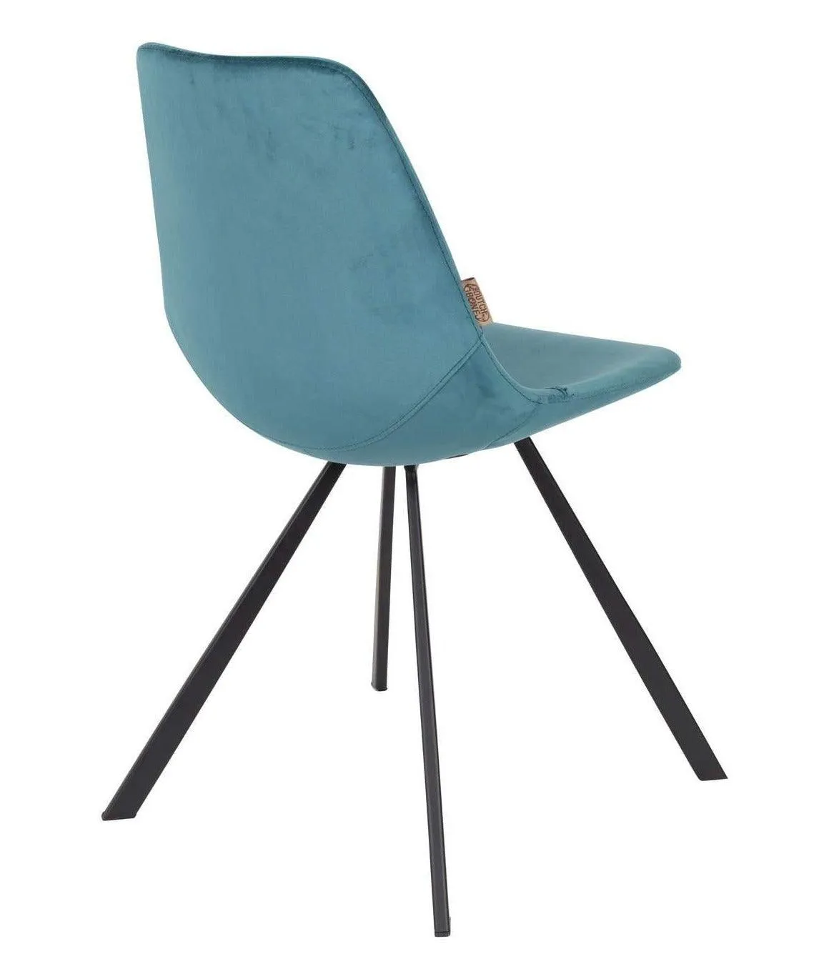 FRANKY VELVET chair blue