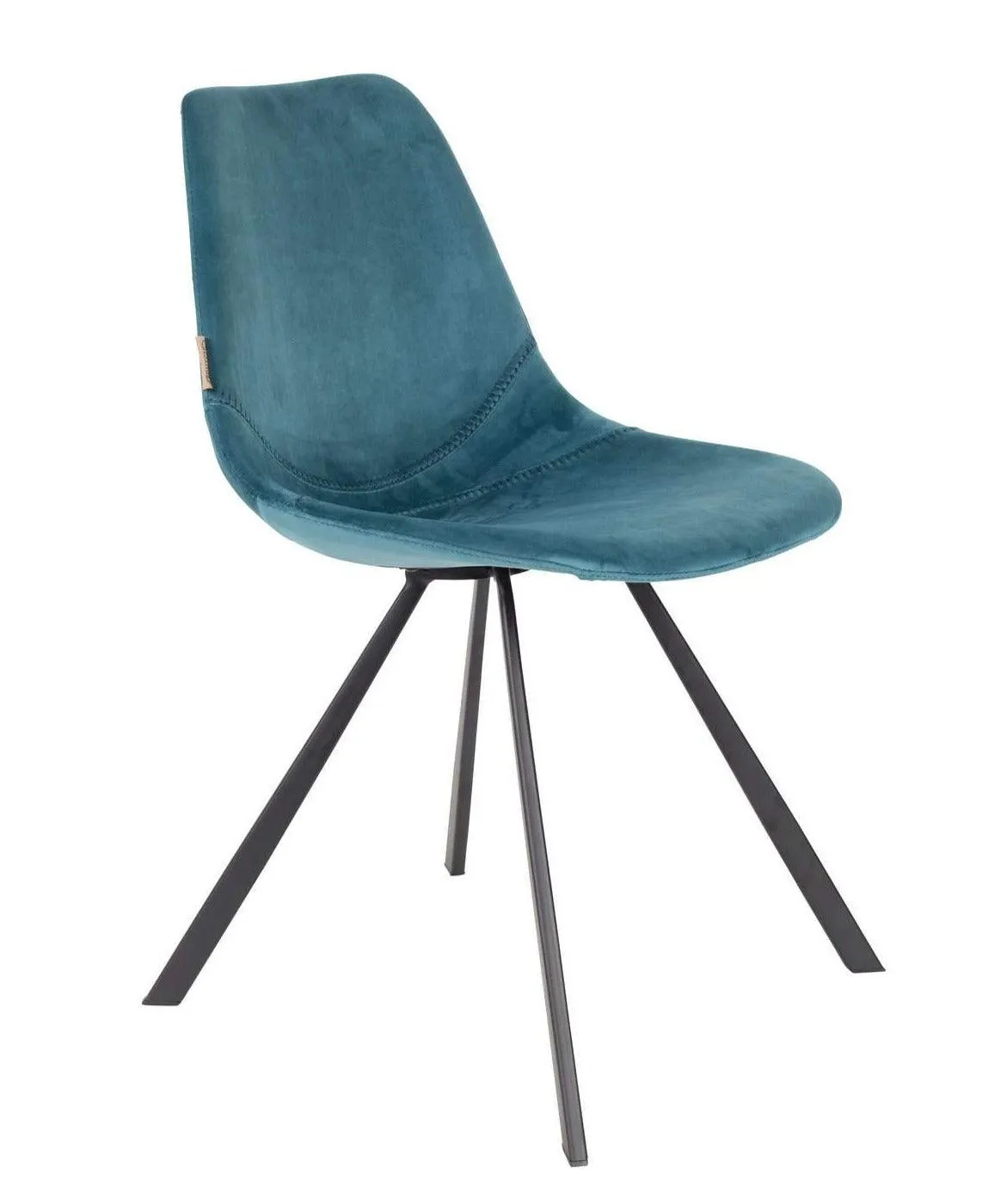 FRANKY VELVET chair blue