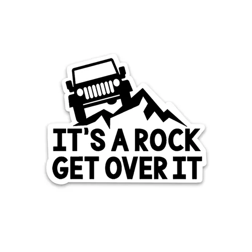 Get over it Sticker