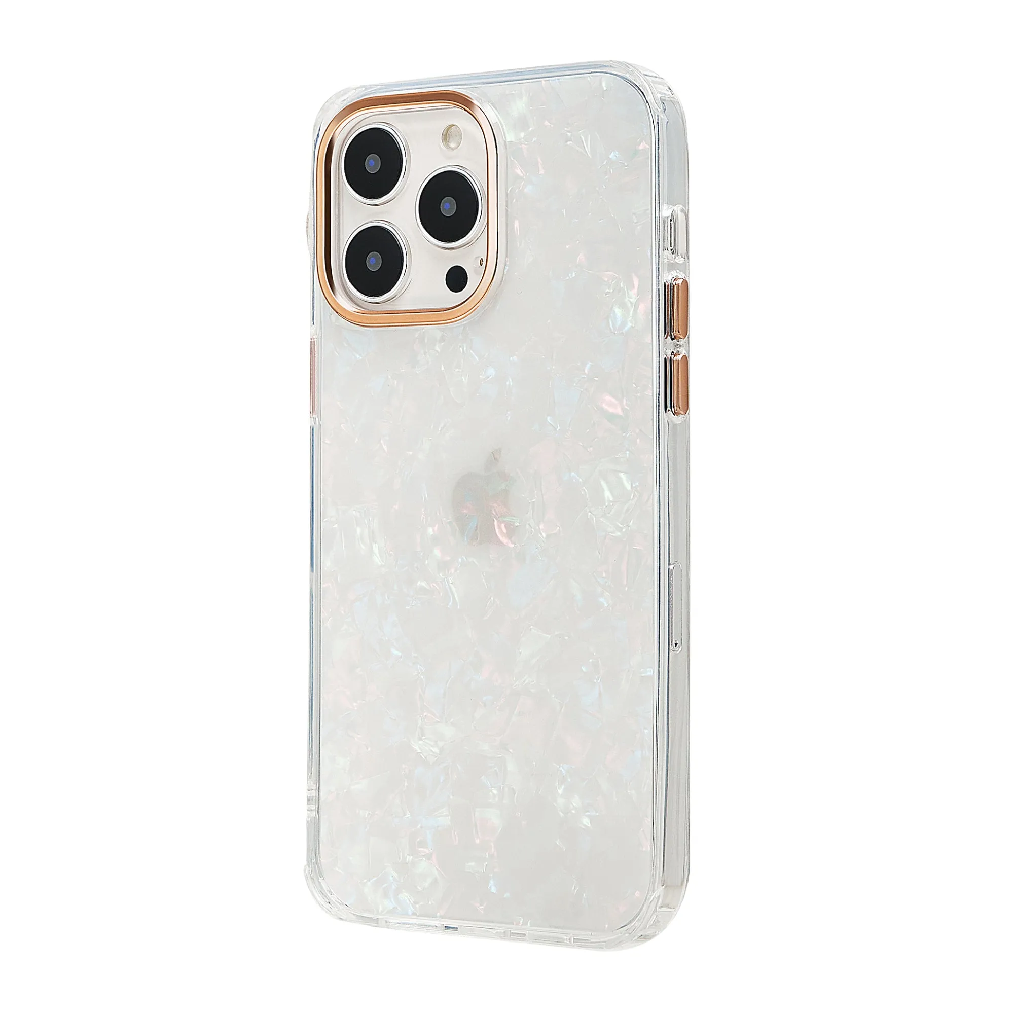 Glitter Shell Patterned Laser Phone Case