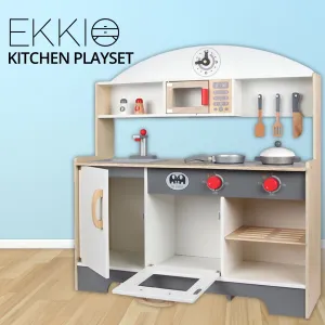 High-Quality Non-Toxic Wooden Kitchen Playset (Minimalist) EKKIO