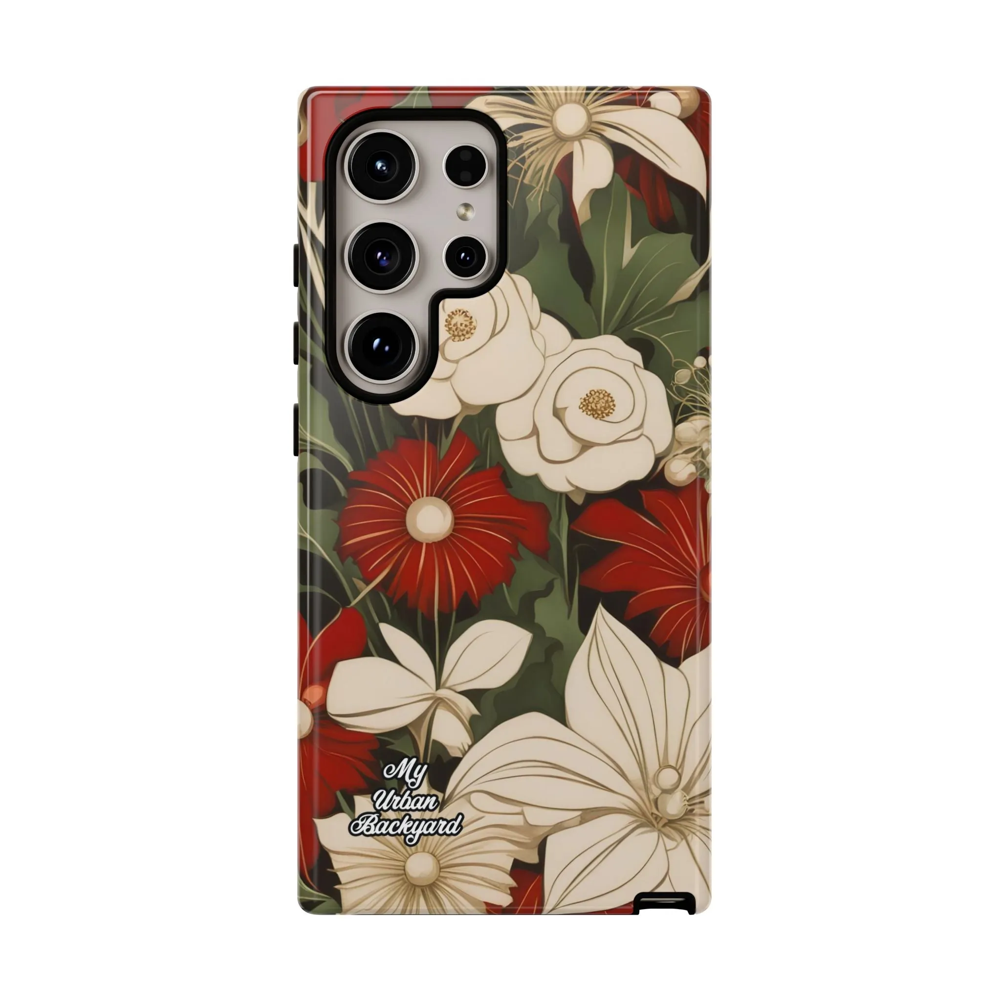 Holiday Flowers, Cell Phone Case - Apple, Samsung or Google Pixel