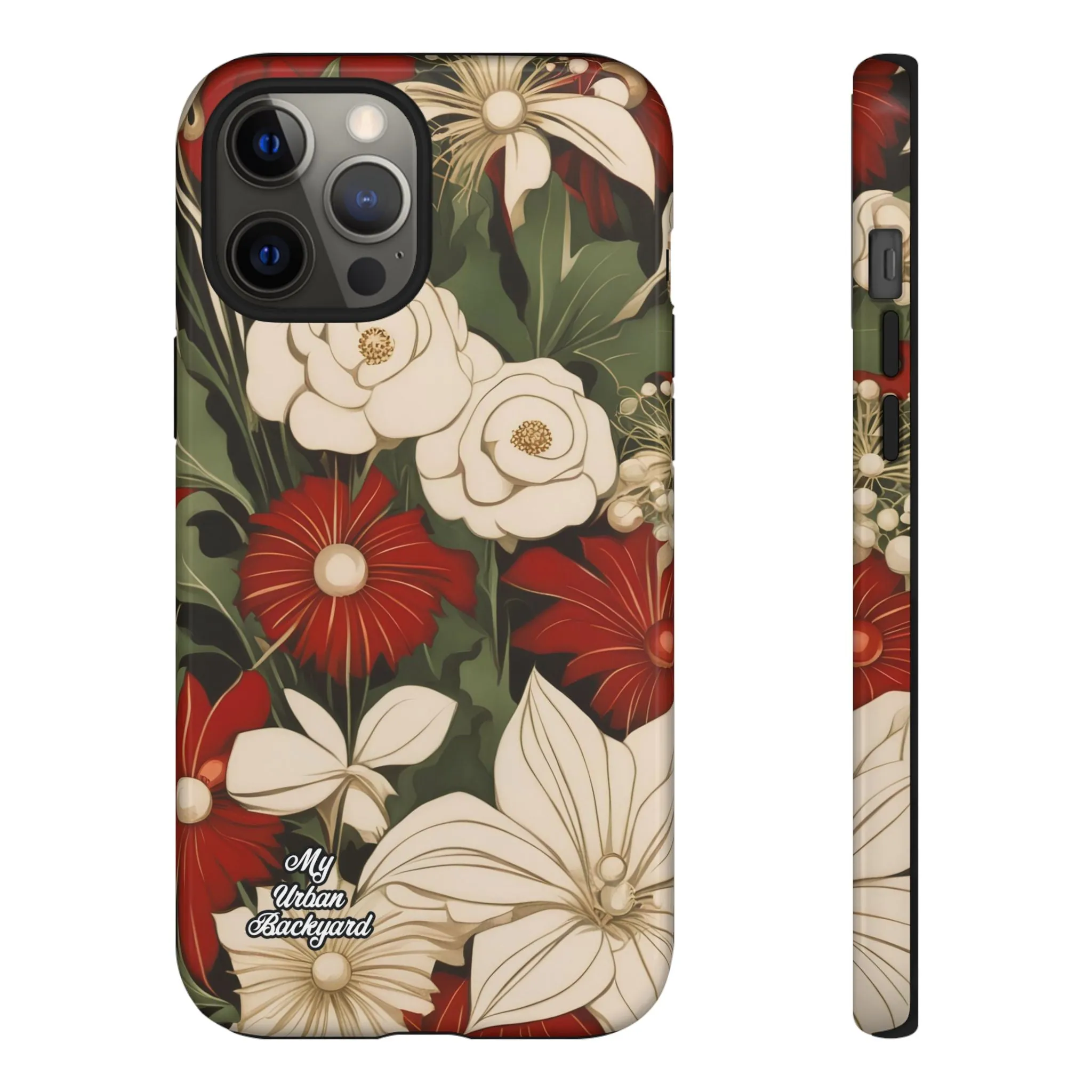 Holiday Flowers, Cell Phone Case - Apple, Samsung or Google Pixel