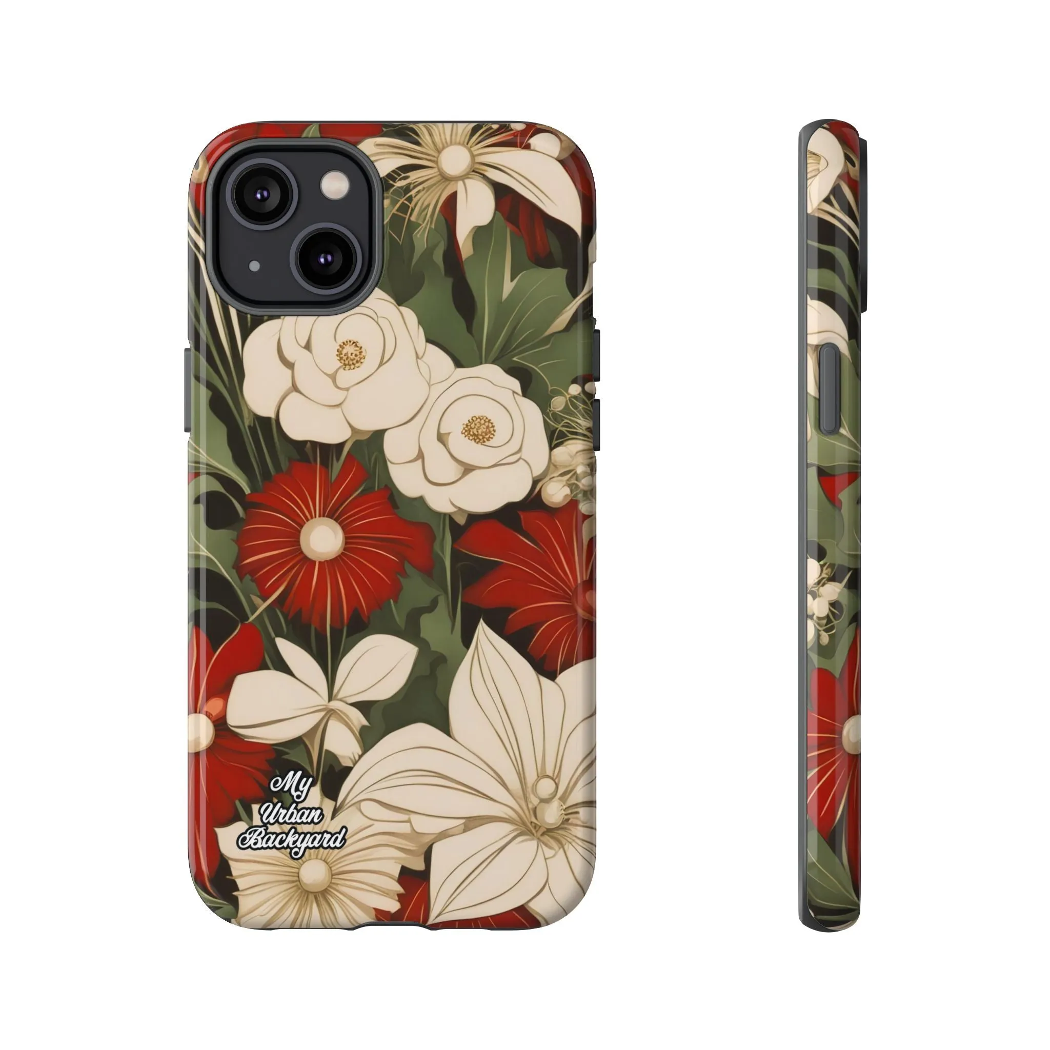 Holiday Flowers, Cell Phone Case - Apple, Samsung or Google Pixel