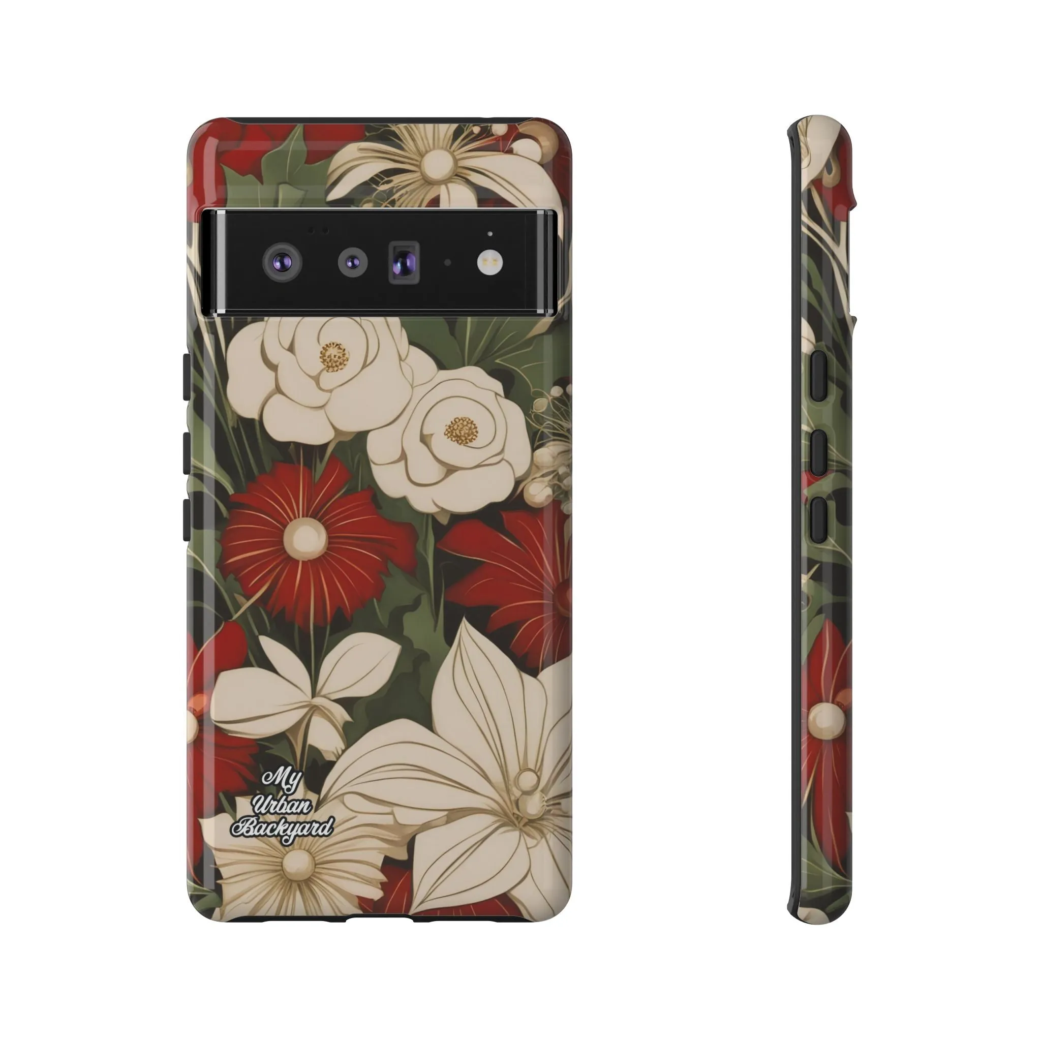 Holiday Flowers, Cell Phone Case - Apple, Samsung or Google Pixel