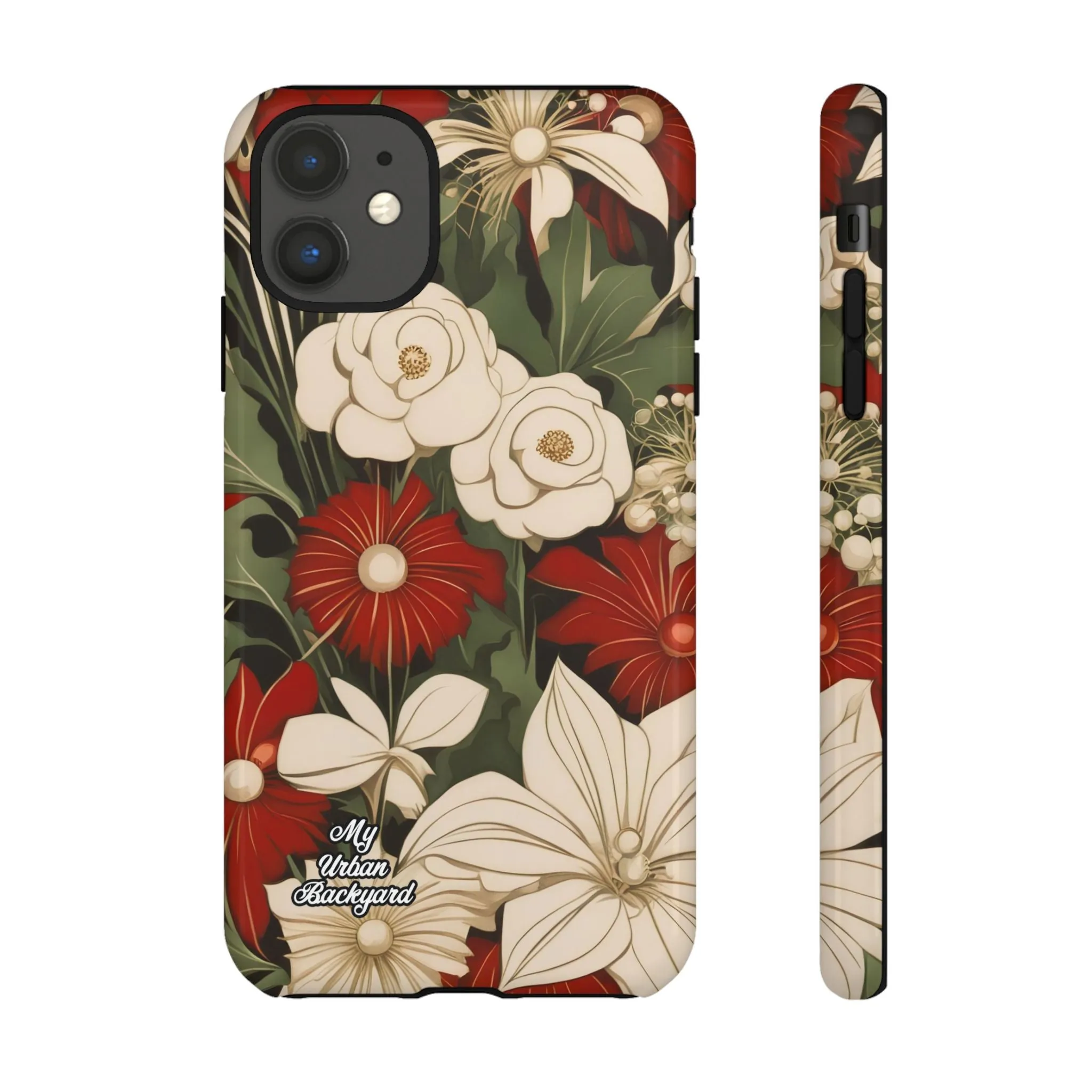 Holiday Flowers, Cell Phone Case - Apple, Samsung or Google Pixel