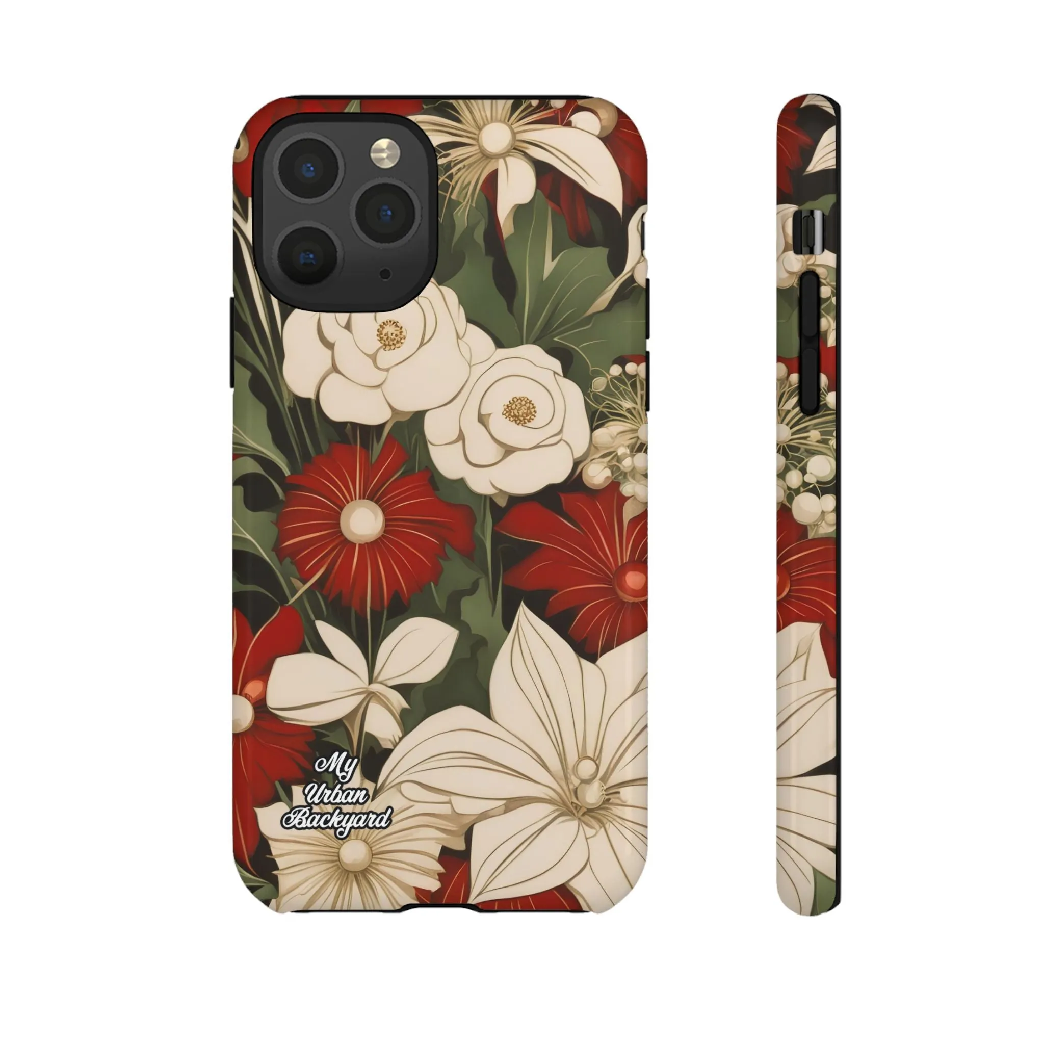 Holiday Flowers, Cell Phone Case - Apple, Samsung or Google Pixel