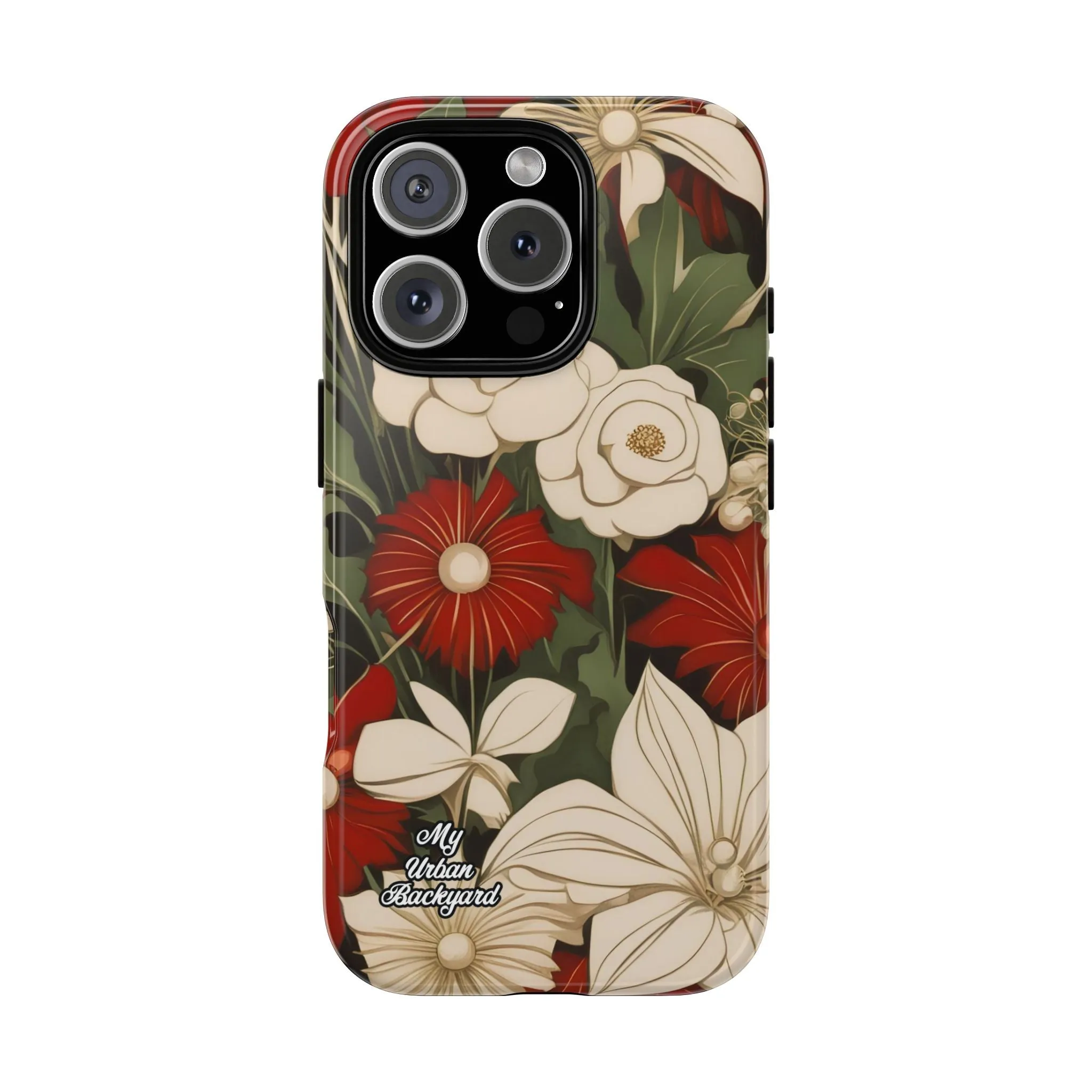 Holiday Flowers, Cell Phone Case - Apple, Samsung or Google Pixel