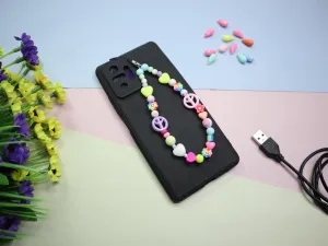 Kamule Multicolour Peace Symbol Phone Charm