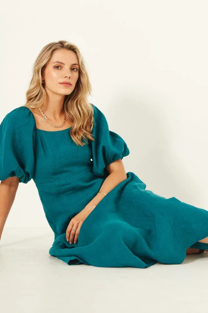 Lemon Tree Senita Dress Teal