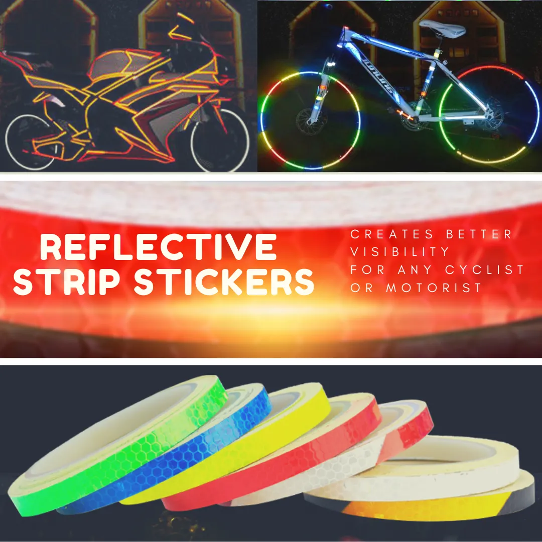 Light Me Up! Reflective Strip Stickers