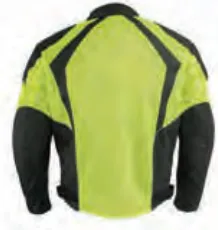 Men’s Mesh Racer Jacket W/ Reflective Piping