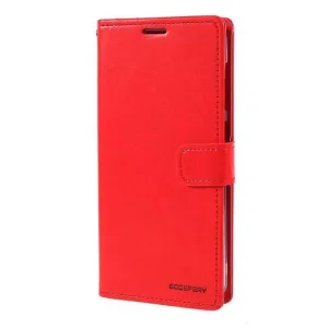 Mercury Blue Moon Diary Case for Galaxy Note9 - Red