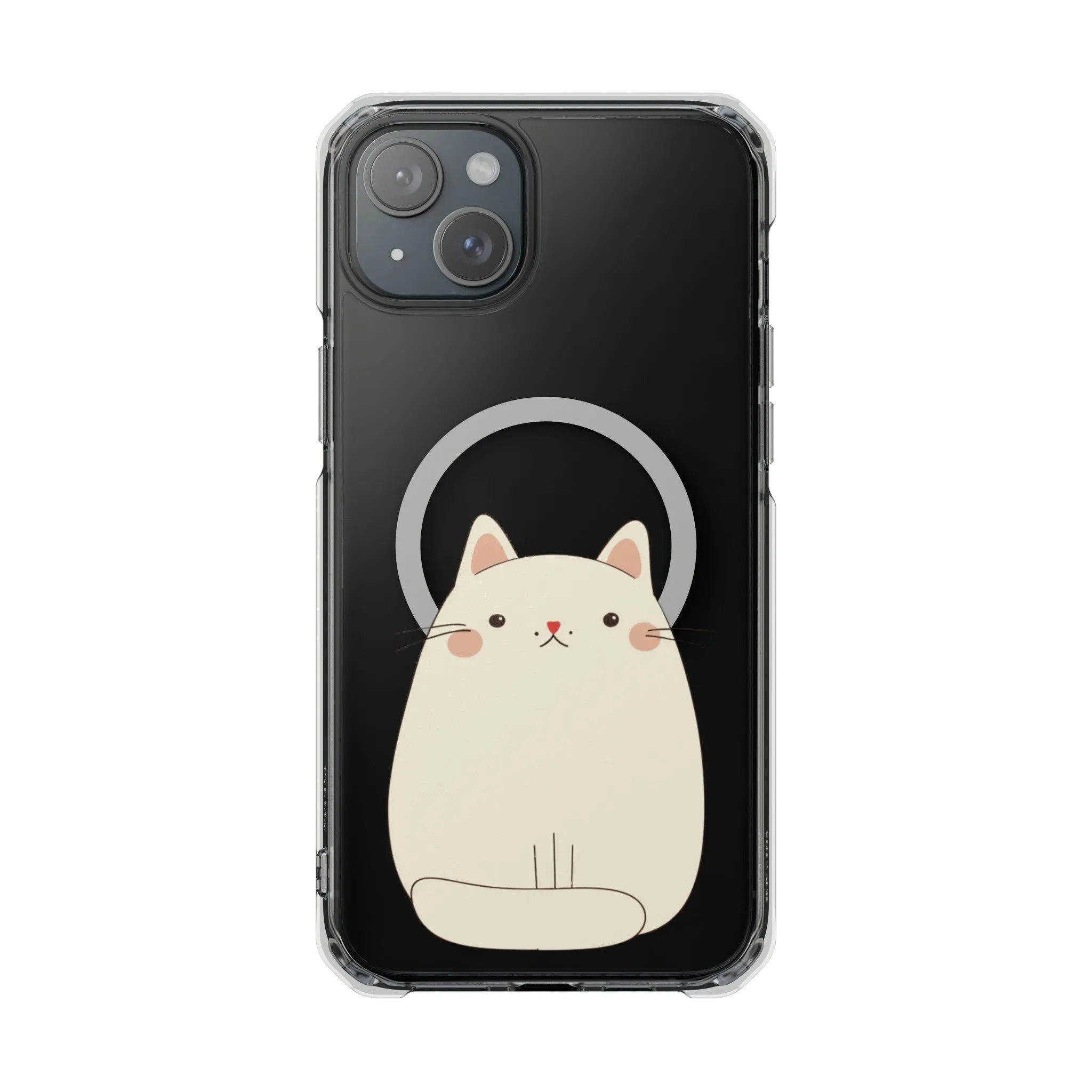 Oneticase Kawaii Chubby Cat Magnetic Case for  iPhone