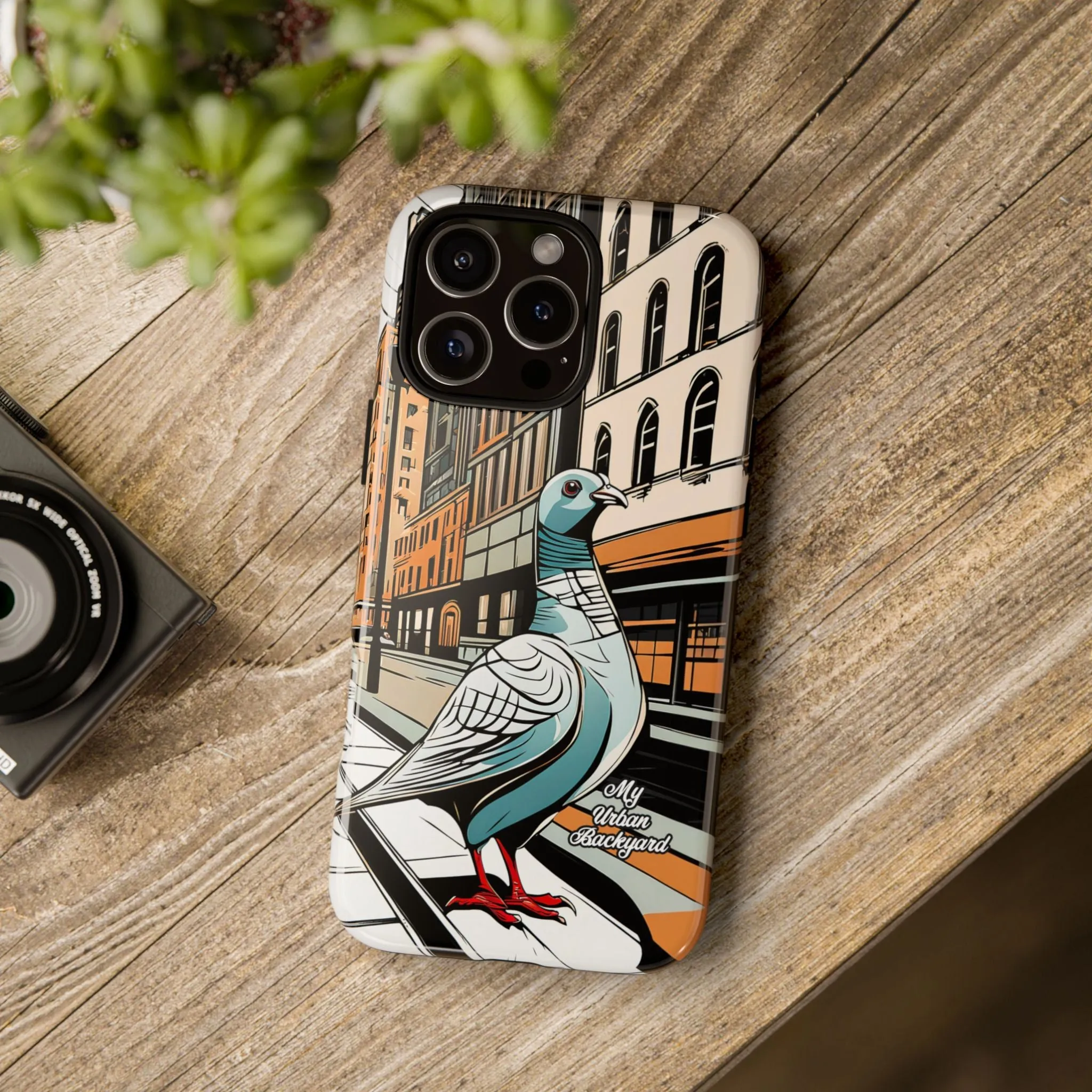 Pigeon on a City Street, Cell Phone Case - Apple, Samsung, or Google Pixel