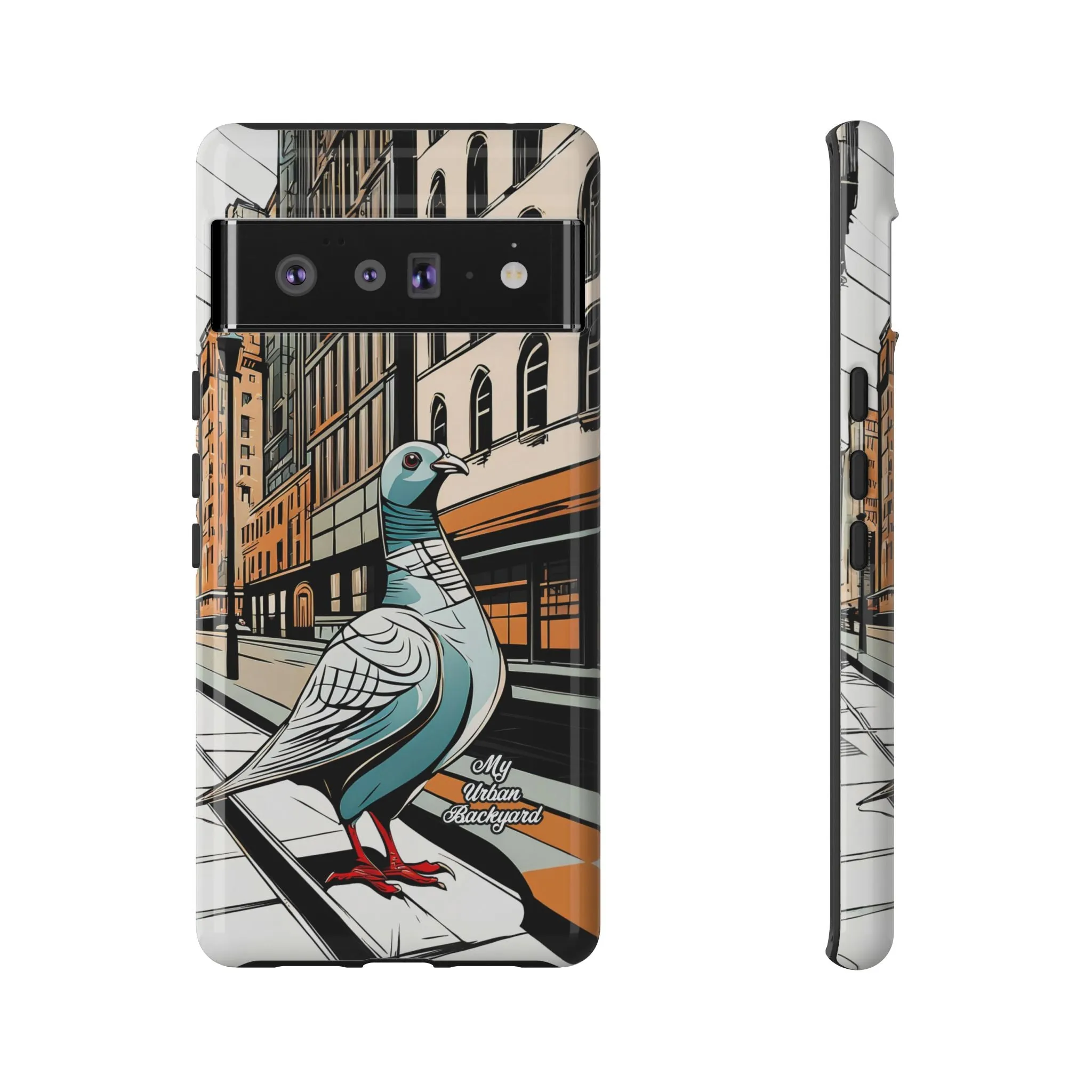 Pigeon on a City Street, Cell Phone Case - Apple, Samsung, or Google Pixel