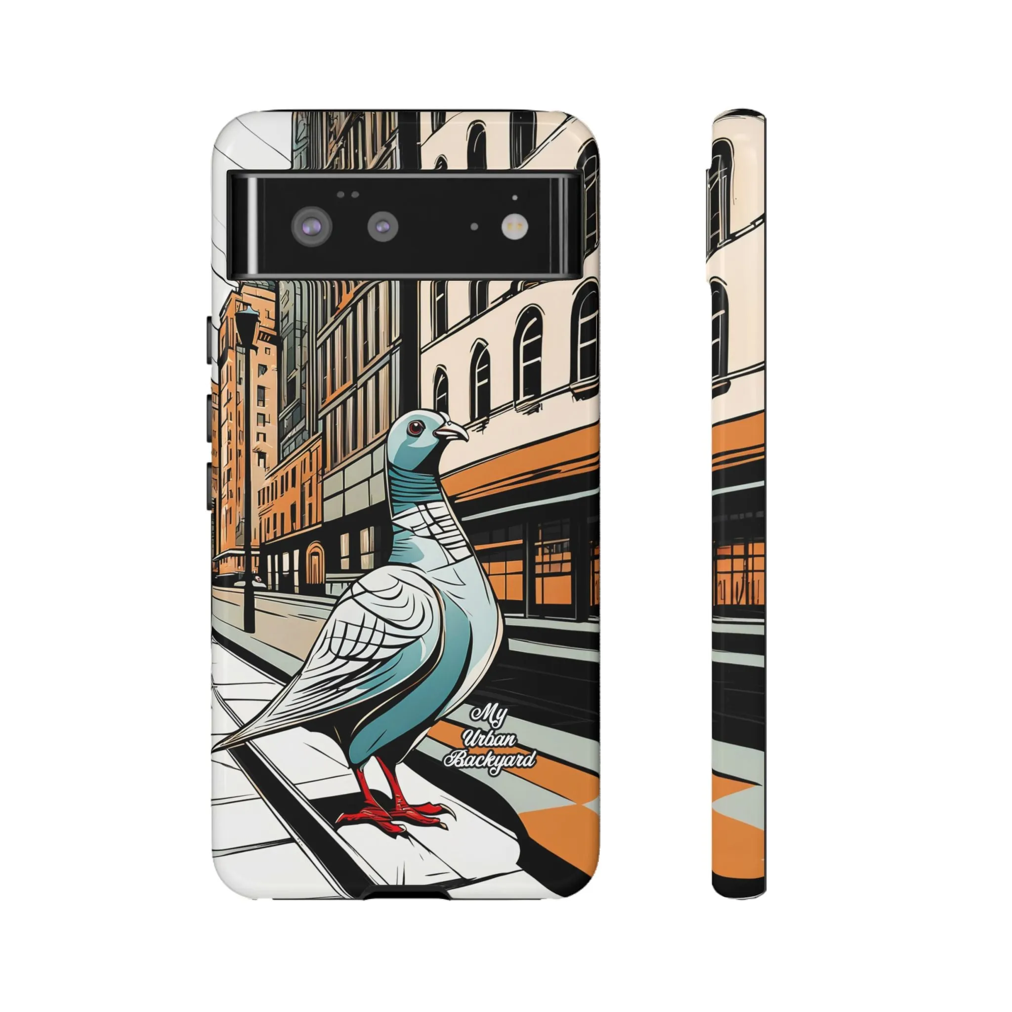 Pigeon on a City Street, Cell Phone Case - Apple, Samsung, or Google Pixel