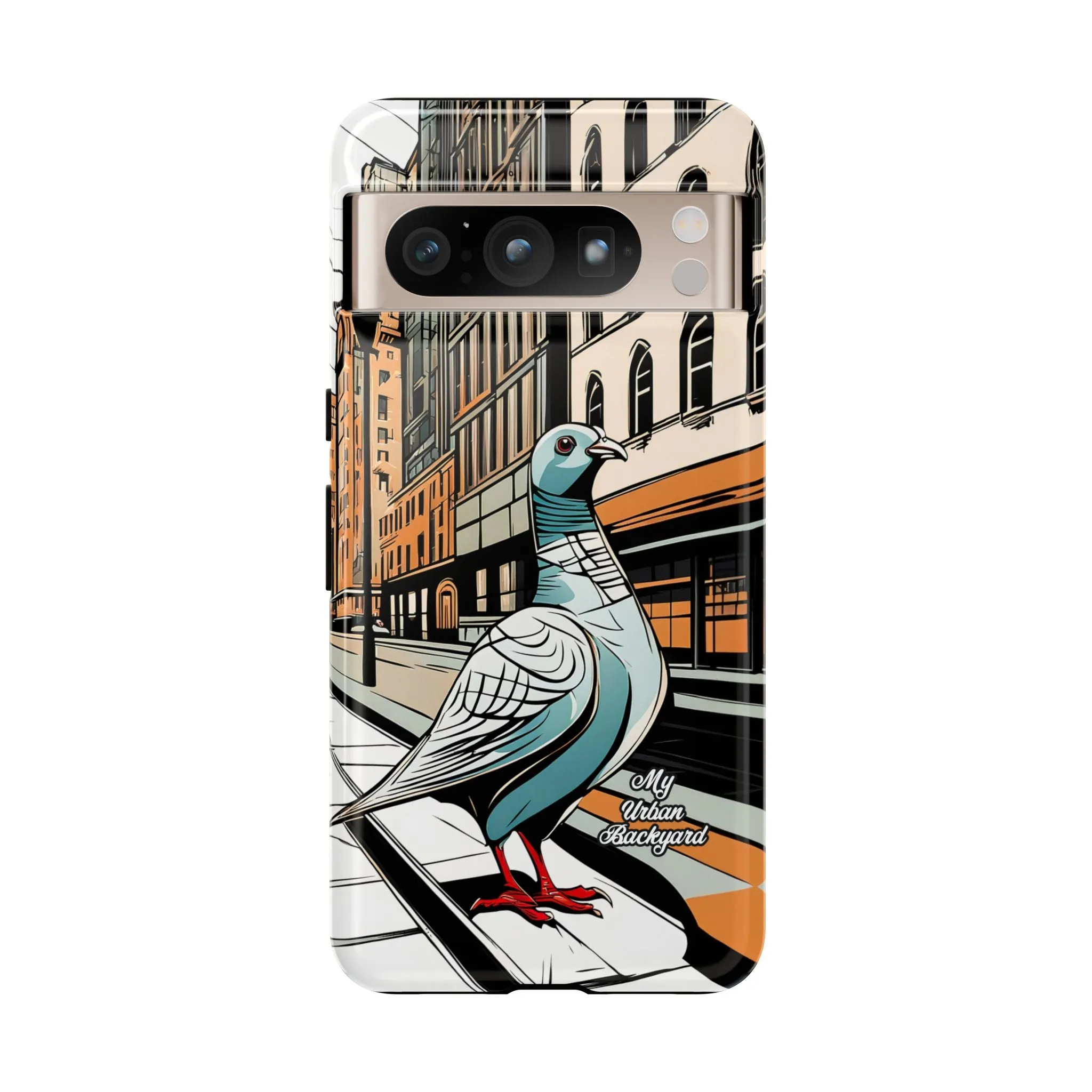 Pigeon on a City Street, Cell Phone Case - Apple, Samsung, or Google Pixel