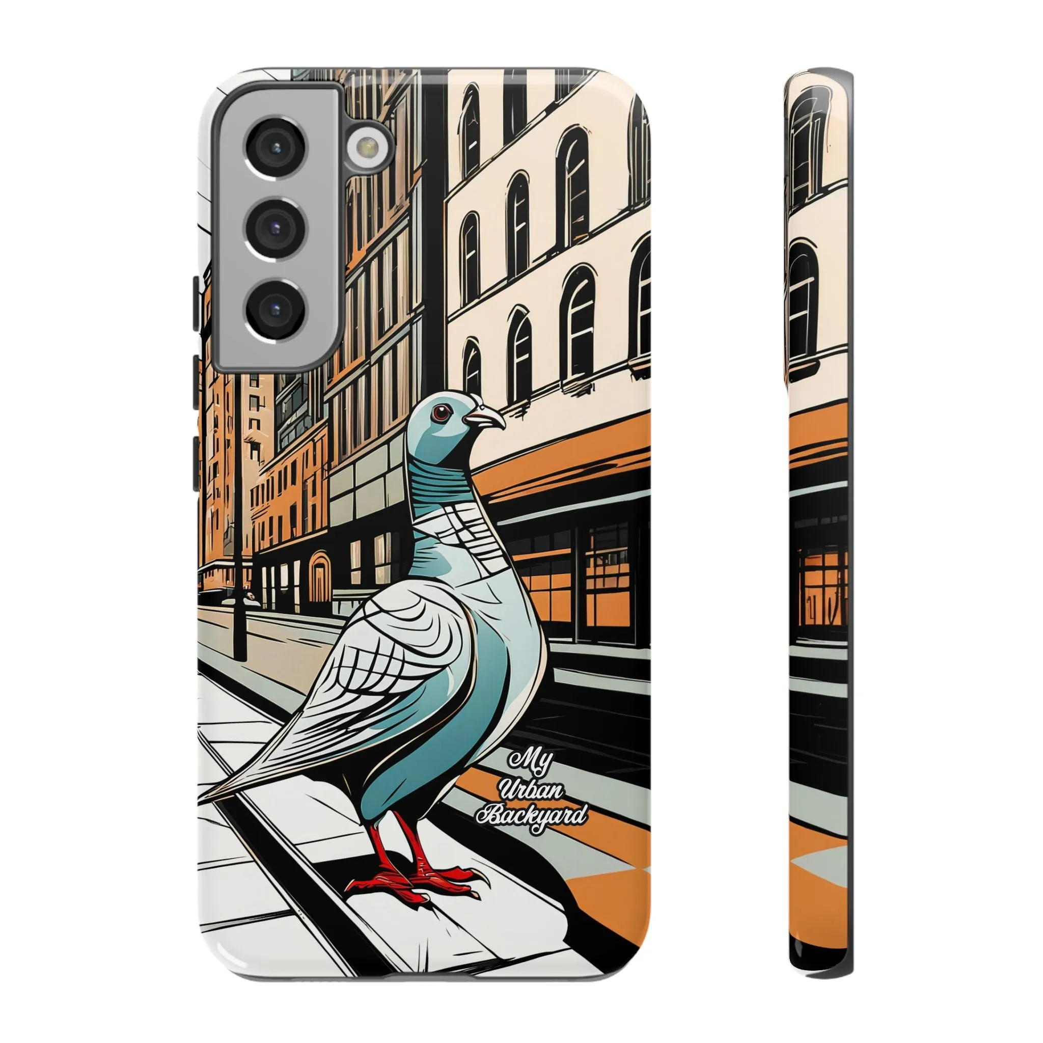 Pigeon on a City Street, Cell Phone Case - Apple, Samsung, or Google Pixel