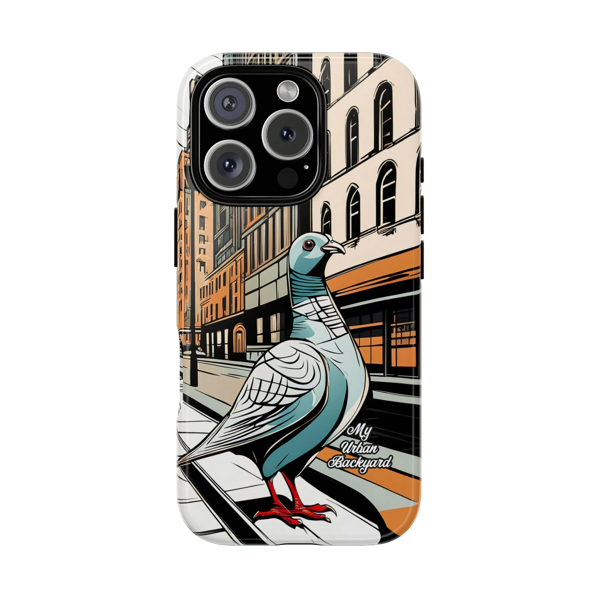 Pigeon on a City Street, Cell Phone Case - Apple, Samsung, or Google Pixel