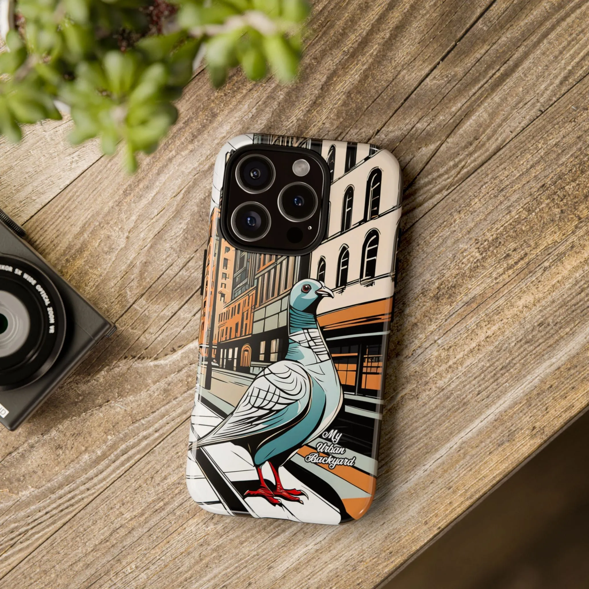 Pigeon on a City Street, Cell Phone Case - Apple, Samsung, or Google Pixel