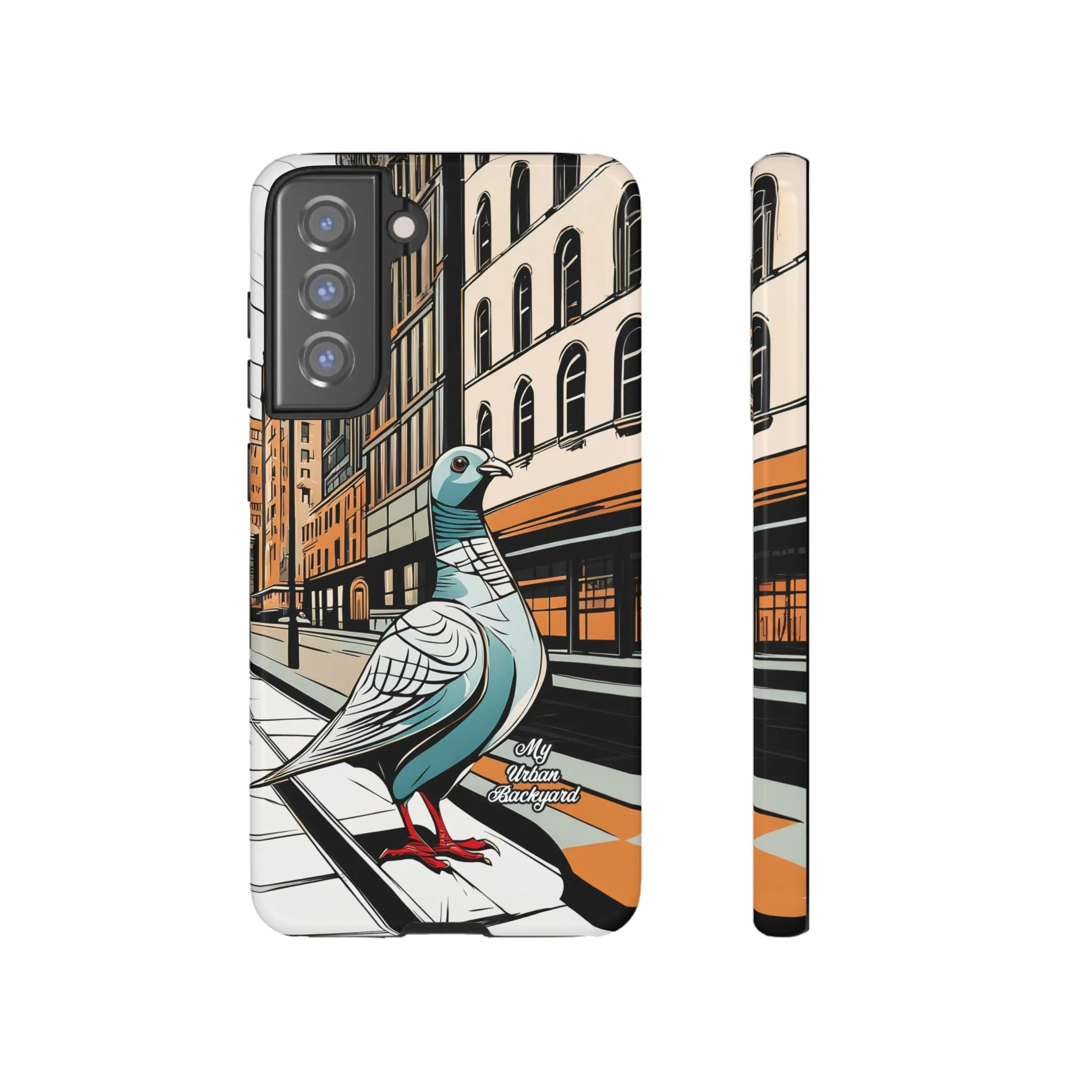 Pigeon on a City Street, Cell Phone Case - Apple, Samsung, or Google Pixel