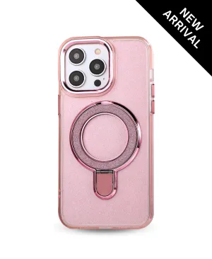 Pink Sparkle Ring MagSafe Phone Case