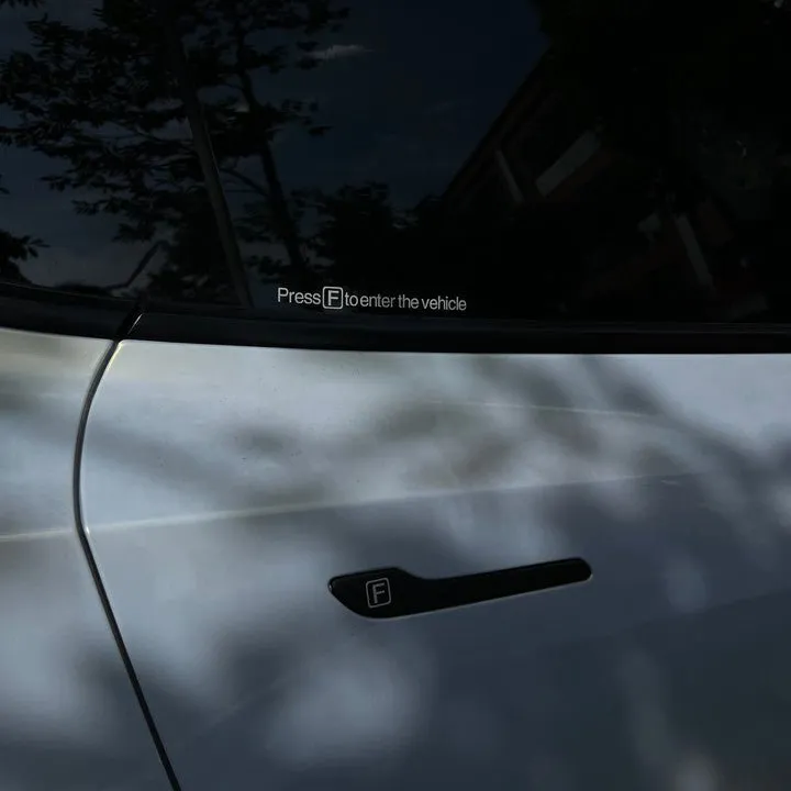 PUBG Reflective Stickers For Tesla Model 3/Y/S/X