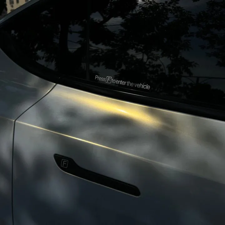 PUBG Reflective Stickers For Tesla Model 3/Y/S/X