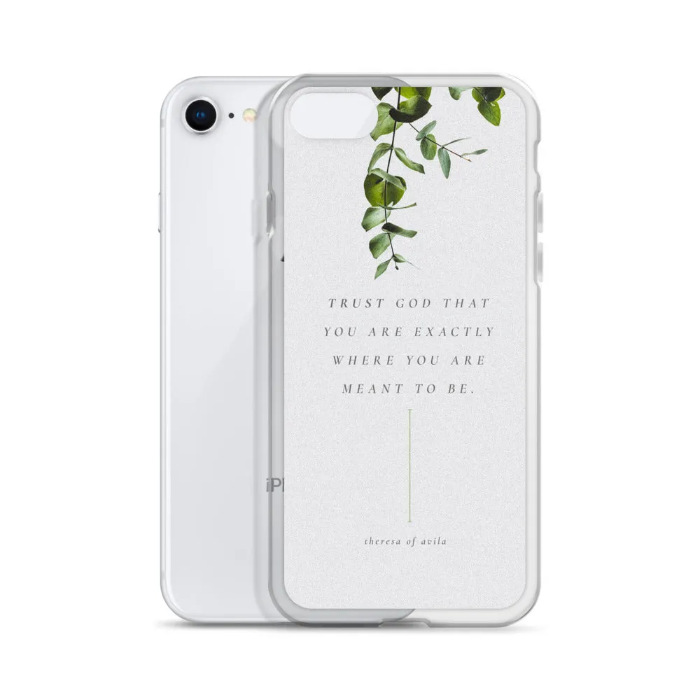 "Teresa of Avila - Trust God" - iPhone Case