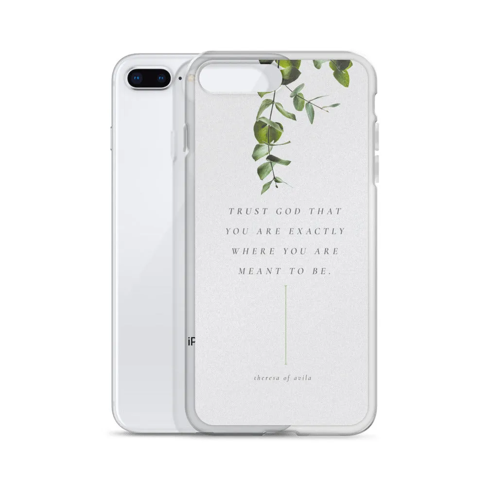 "Teresa of Avila - Trust God" - iPhone Case