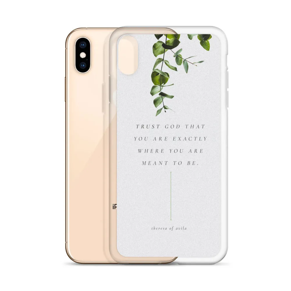 "Teresa of Avila - Trust God" - iPhone Case