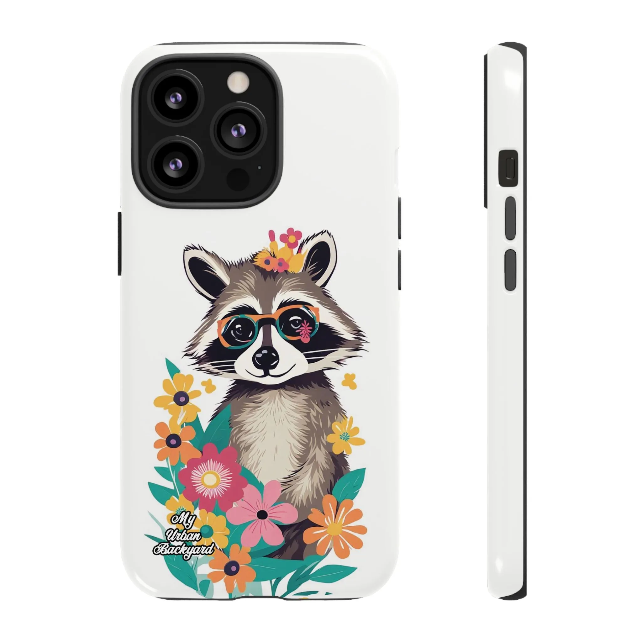 Raccoon with Glasses, Cell Phone Case - Apple, Samsung or Google Pixel