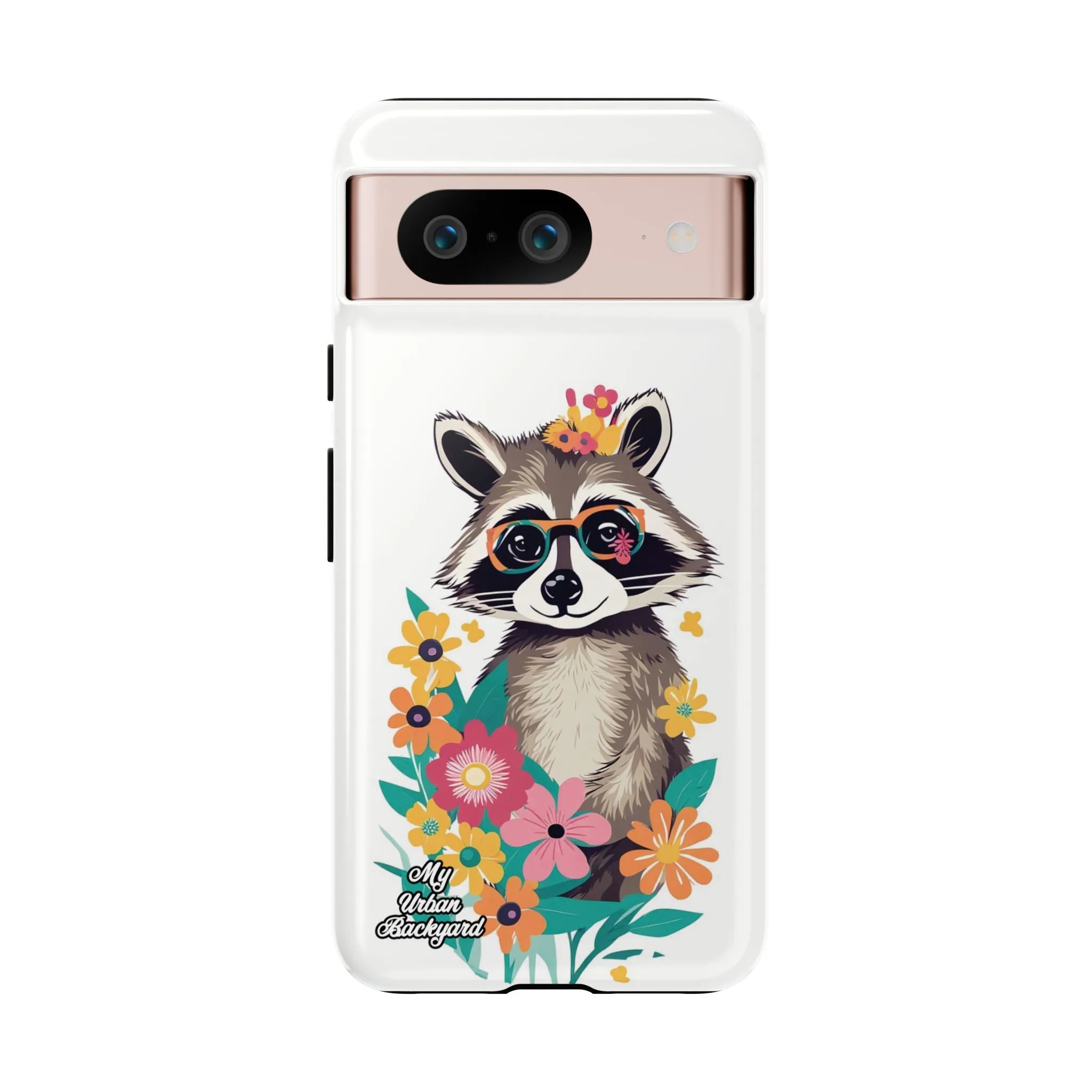 Raccoon with Glasses, Cell Phone Case - Apple, Samsung or Google Pixel