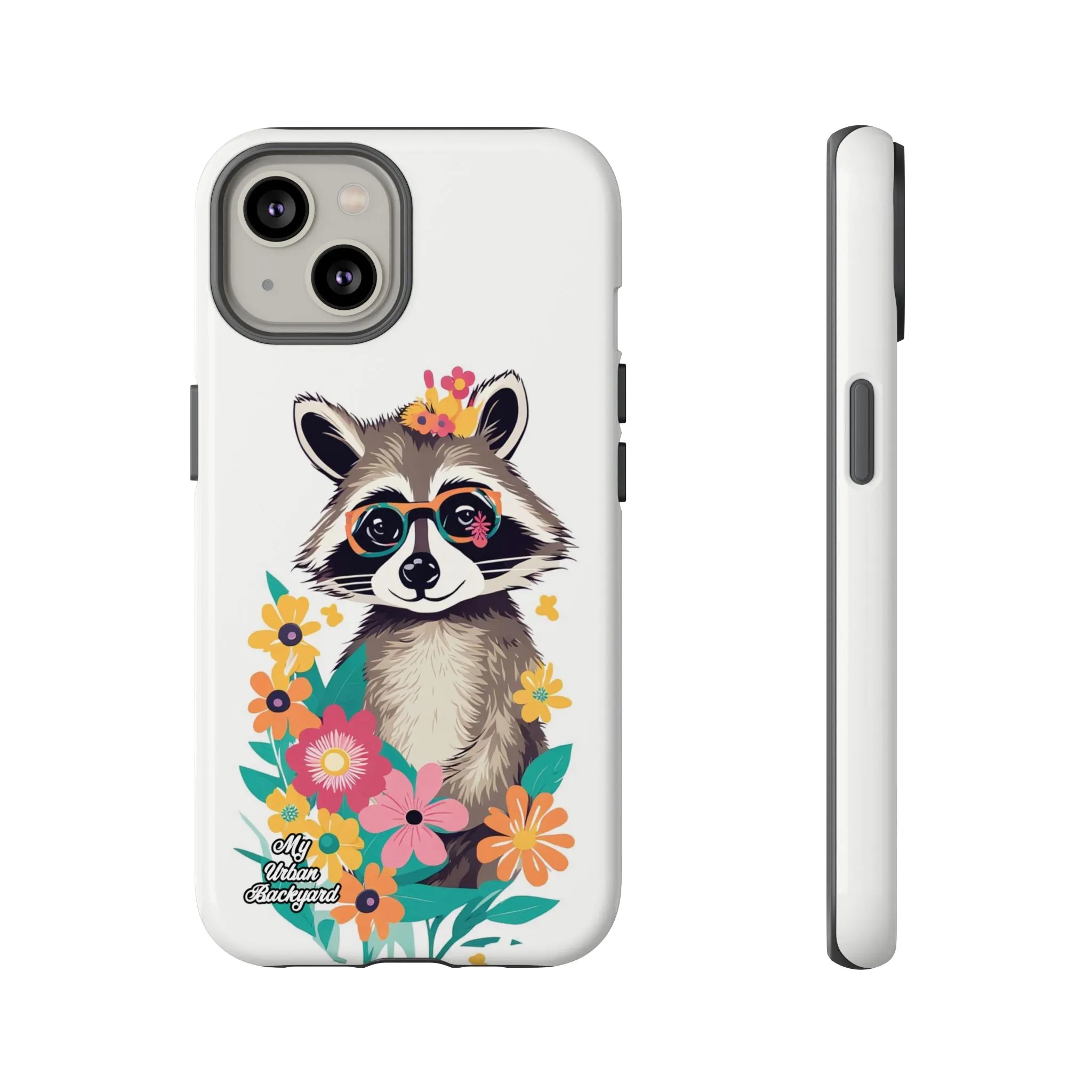 Raccoon with Glasses, Cell Phone Case - Apple, Samsung or Google Pixel