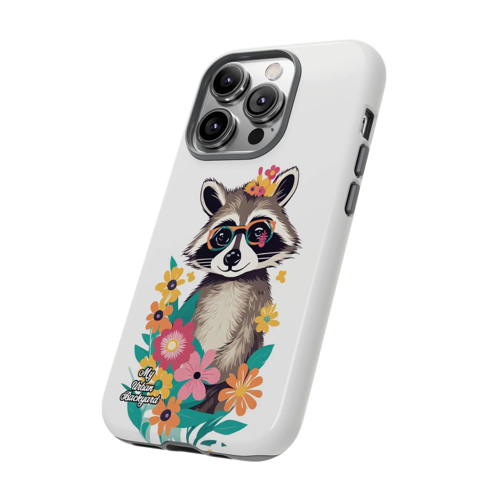 Raccoon with Glasses, Cell Phone Case - Apple, Samsung or Google Pixel