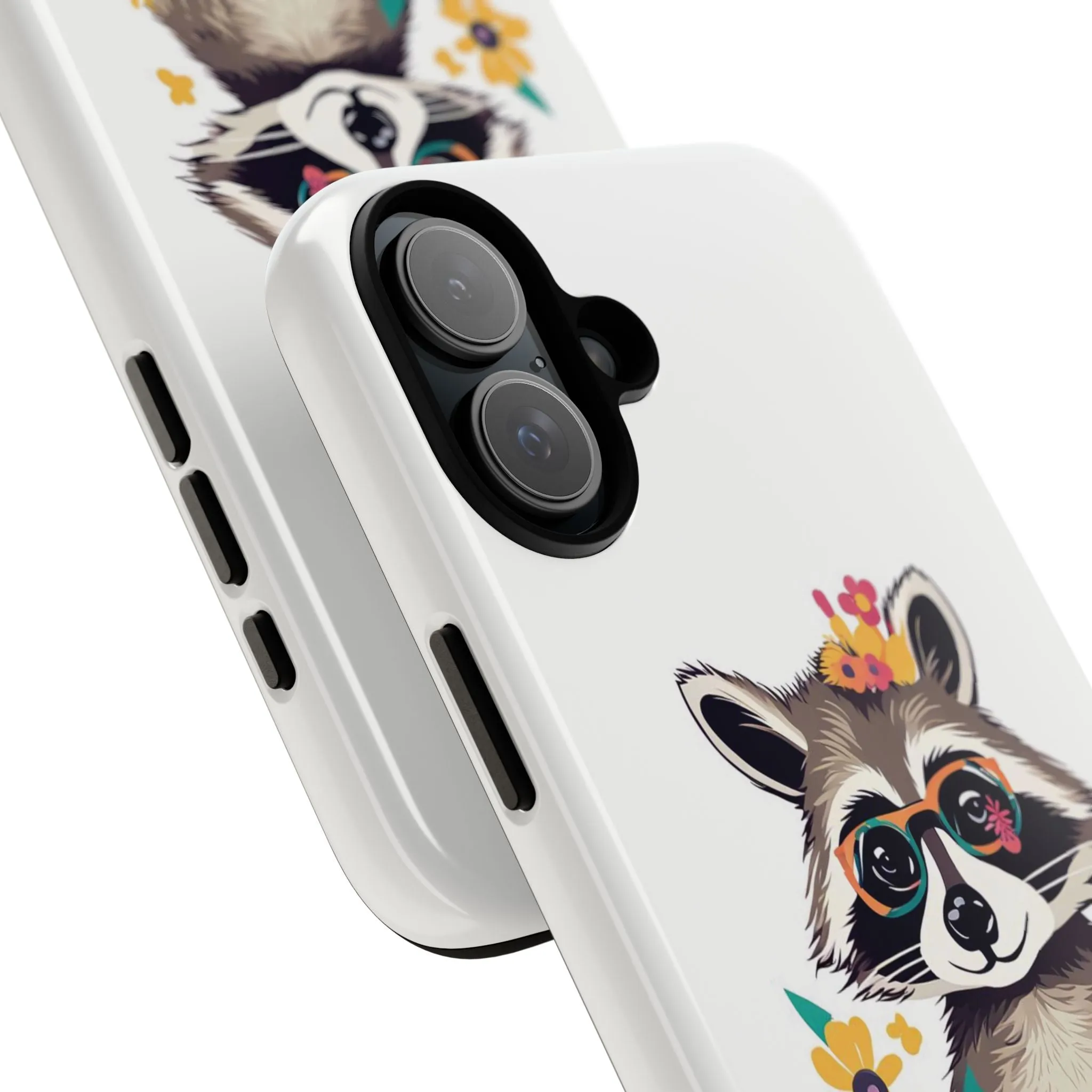 Raccoon with Glasses, Cell Phone Case - Apple, Samsung or Google Pixel