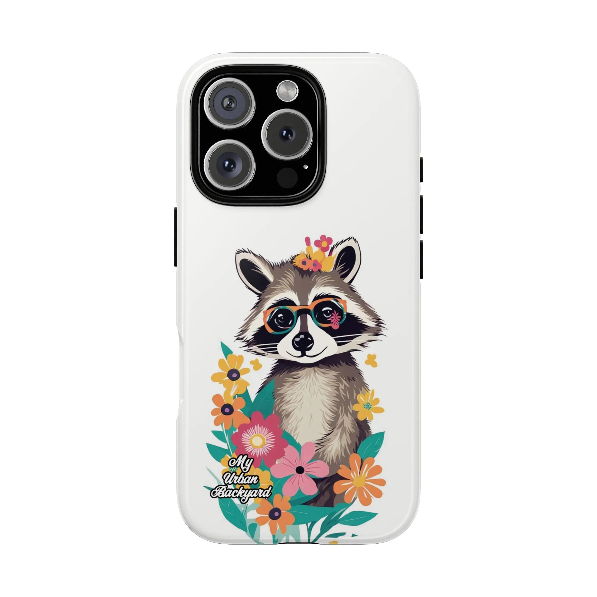 Raccoon with Glasses, Cell Phone Case - Apple, Samsung or Google Pixel